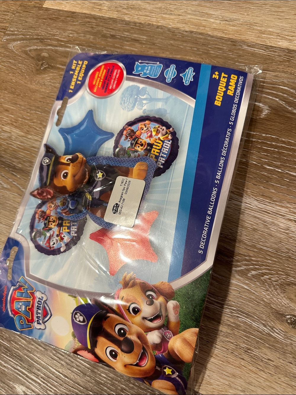 Paw Patrol Party Balloon Bouquet - Blue, Red, Navy